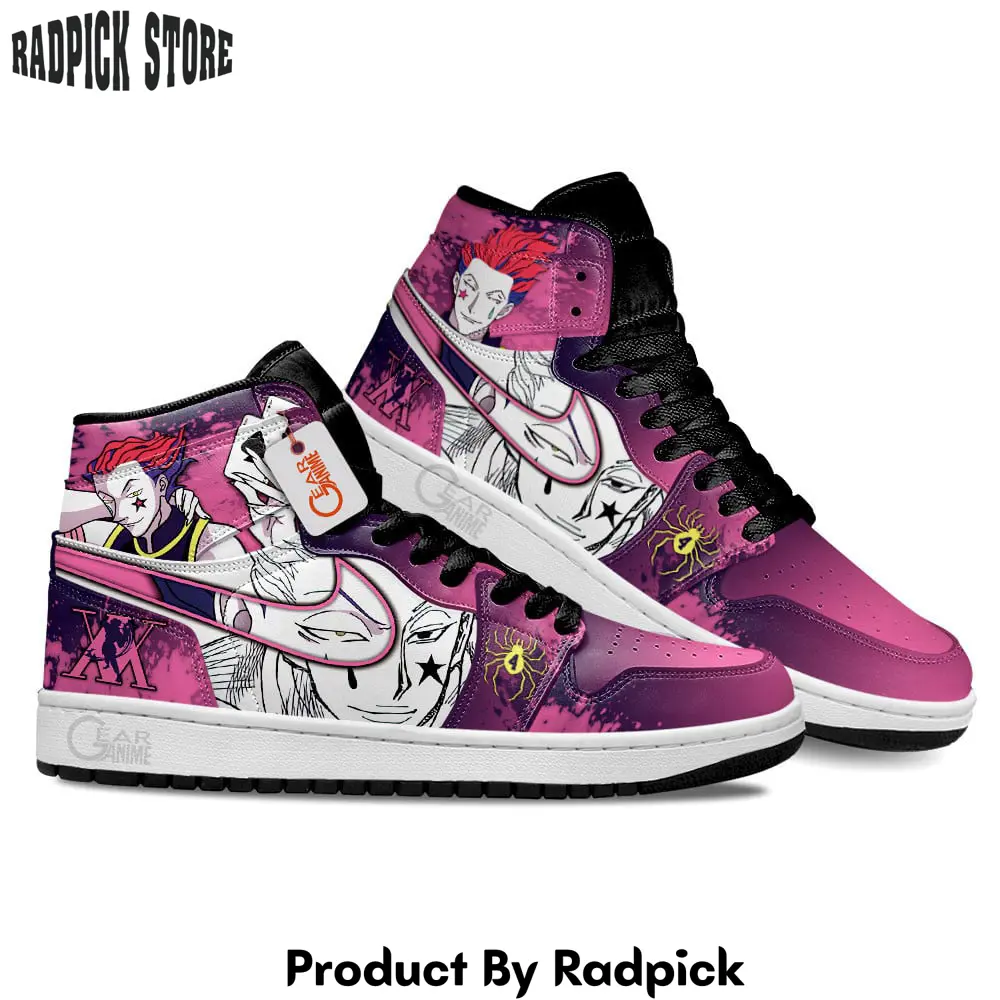Hisoka air jordan high top sneakers animemn21  rp0247946